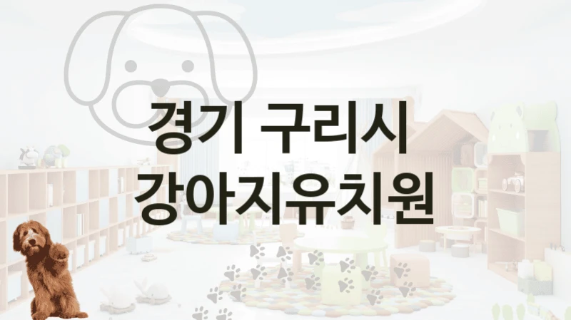경기 구리시 
 강아지유치원
